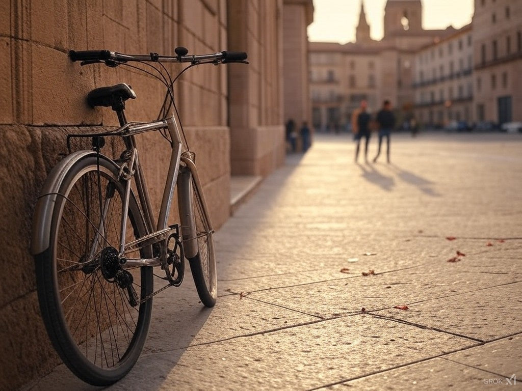 Pinchazo en la rueda trasera de la bici