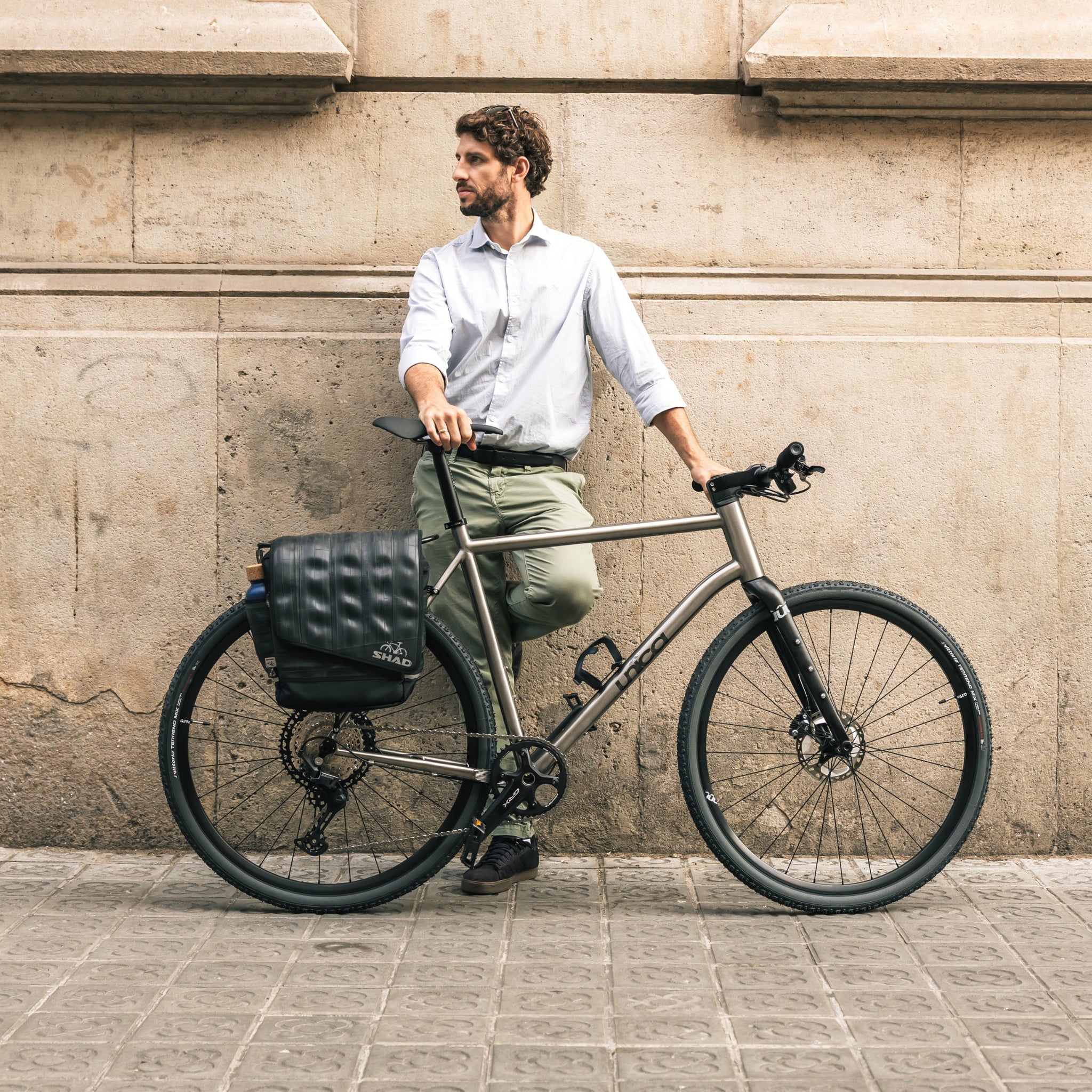 Sacoches De Selle Vélo Vintage Eastpak Nylon Noir - Réflecteurs - Fabriquées USA