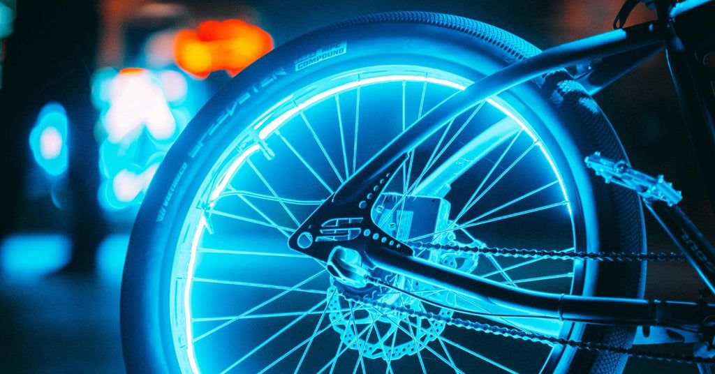 luces para ruedas de bicicleta